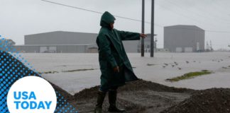 Flood In Cypremort Point From Tropical Depression Barry