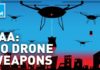 FAA No Drone Weapons