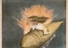 Heavier Than Air Flight 1911 to 1914 Airship and Airplane Collision 1914 (Petit Journal)