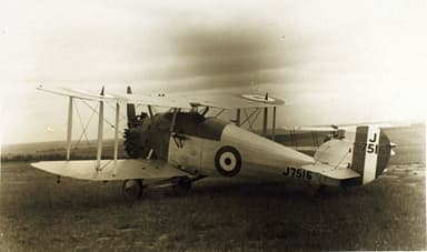 Hawker Woodcock II of Royal Air Force