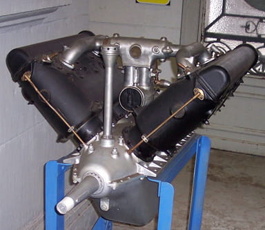 Preserved "Direct-Drive" Hispano-Suiza 8 Engine
