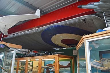 Section of Armstrong Whitworth Siskin at RAF Museum