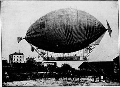 The Dirigible ‘Pax’ (Crashed in 1902)