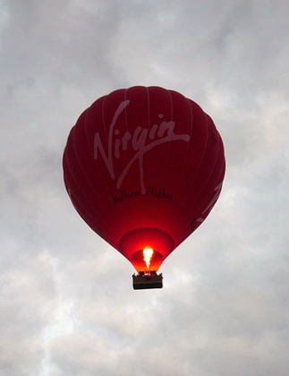 Hot Air Balloon Firing Up