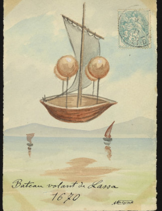 AIRSHIPS BEFORE 1884 The Challenge of Lighter than Air Flight (BALLOONS) Francesco Lana de Terzi's design for a flying boat, 1670