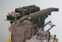 Heavier Than Air Flight 1929 De Havilland Gipsy III 4-cylinder Air-Cooled Piston Engine (Un-Inverted)