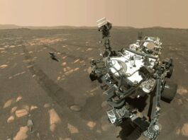 NASA’s Perseverance Mars rover took a selfie with the Ingenuity helicopter