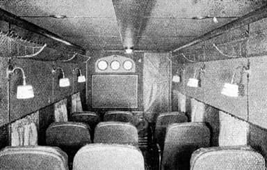 Boeing 80A Cabin Photo from L'Aéronautique January 1929