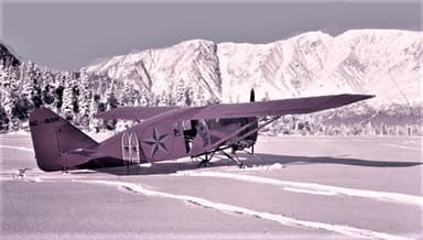 Star Bellanca CH-300 Pacemaker in Snow Circa 1939