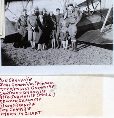 ‘Granville Clan’ with Gee Bee Model A